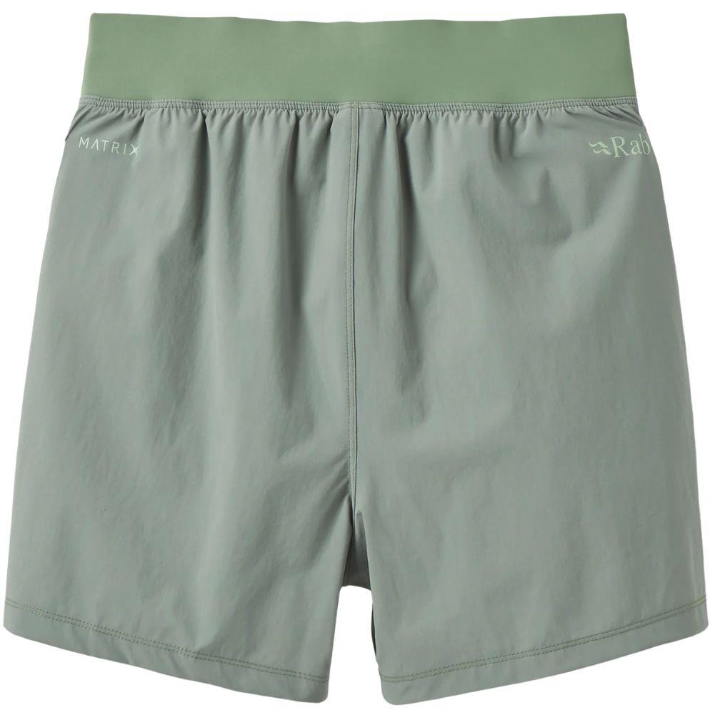 Rab Women's Momentum Shorts - 6" (Dark Fig Green) back