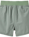 Rab Women's Momentum Shorts - 6" (Dark Fig Green) back