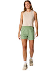 Rab Women's Momentum Shorts - 6" (Dark Fig Green) woman