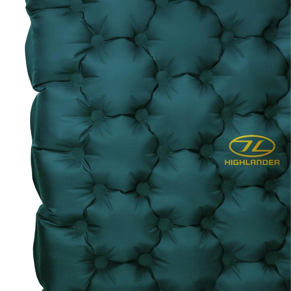 Highalnder Nap-pak Arctic R11 Mummy Lite Inflatable Sleeping Mat (Teal) close up