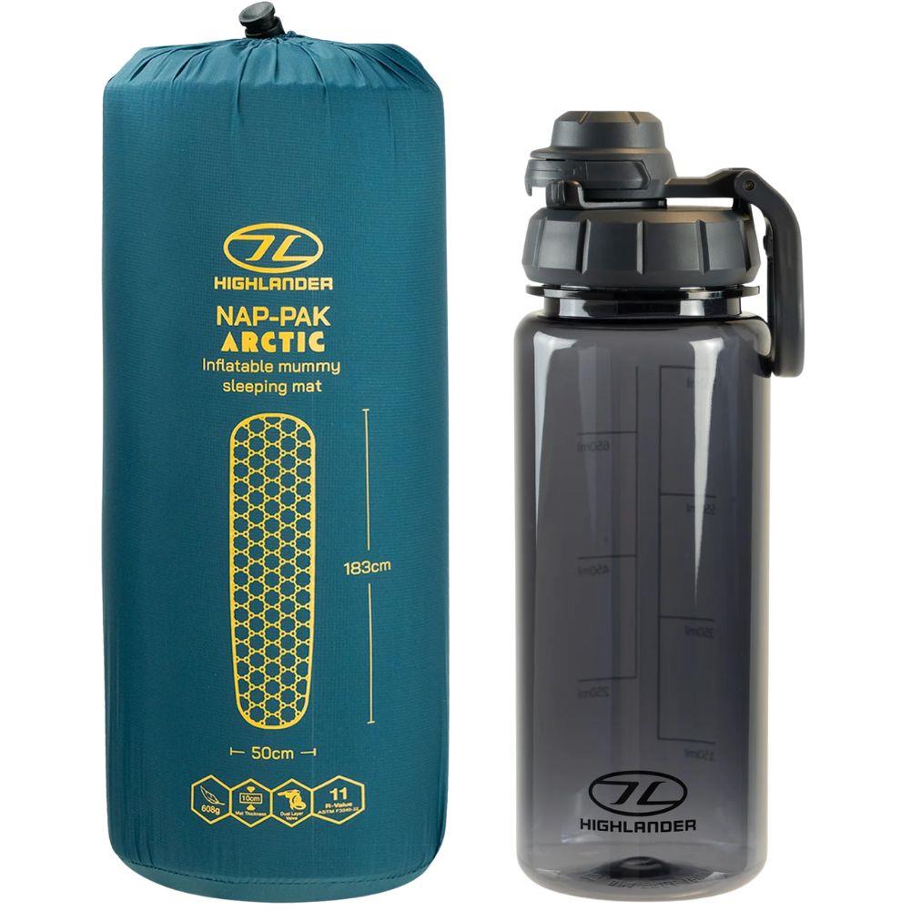 Highalnder Nap-pak Arctic R11 Mummy Lite Inflatable Sleeping Mat (Teal) bottle