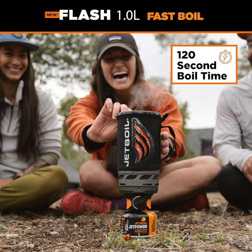 Jetboil Flash 1.0L Fast Boil System (Duck Camo) cooking