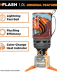 Jetboil Flash 1.0L Fast Boil System (Duck Camo) eature