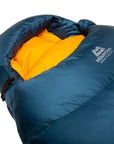Mountain Equipment Helium 400 Regular Down Sleeping - Right Zip angle top
