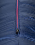 Mountain Equipment Helium Women's 400 Regular Down Sleeping Bag - Left Zip (Medieval Blue) zipper