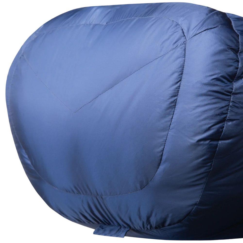 Mountain Equipment Helium Women's 400 Regular Down Sleeping Bag - Left Zip (Medieval Blue) bottom
