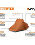 Force Ten (F10) Banshee UL2 -  2 Man Tent (Burnt Orange) info