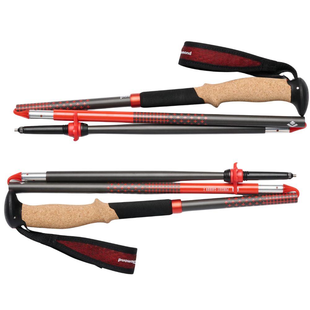 Black Diamond Pursuit Carbon Z Poles - 120cm (Octane) closed