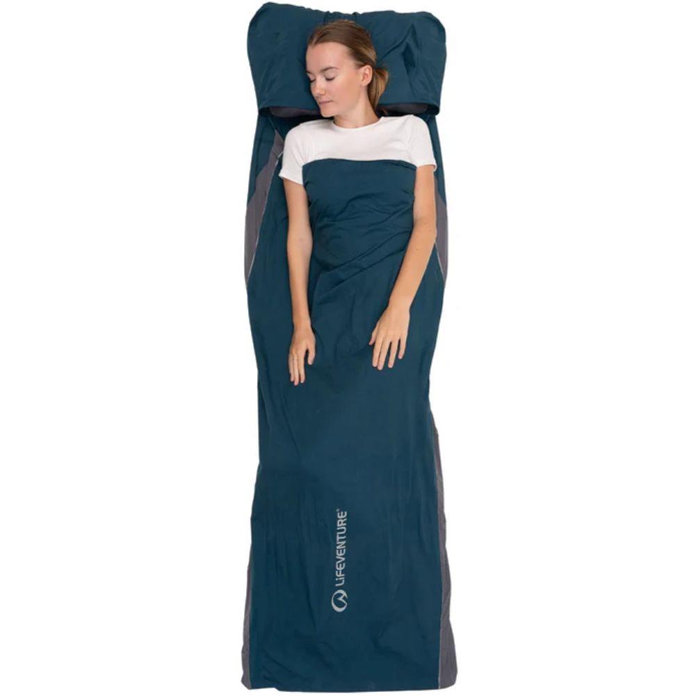 Lifesystem Cotton Ultimate Sleeping Bag Liner (Rectangular) slkeep