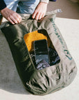 Lifeventure Stormlight Dry Bags TPU Window Multipack (Yellow/Rust/Olive) phone