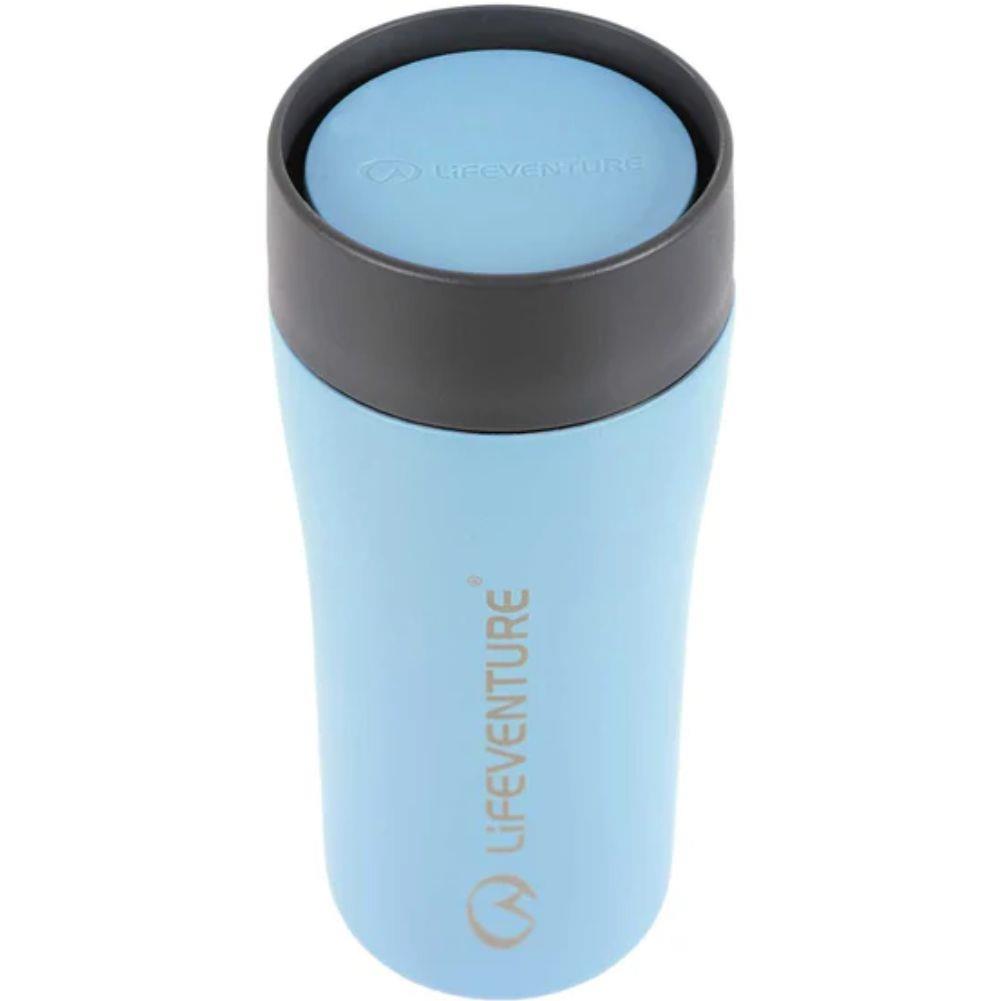 Lifeventure One-Touch 350ml Thermal Mug (Ice Blue) angle