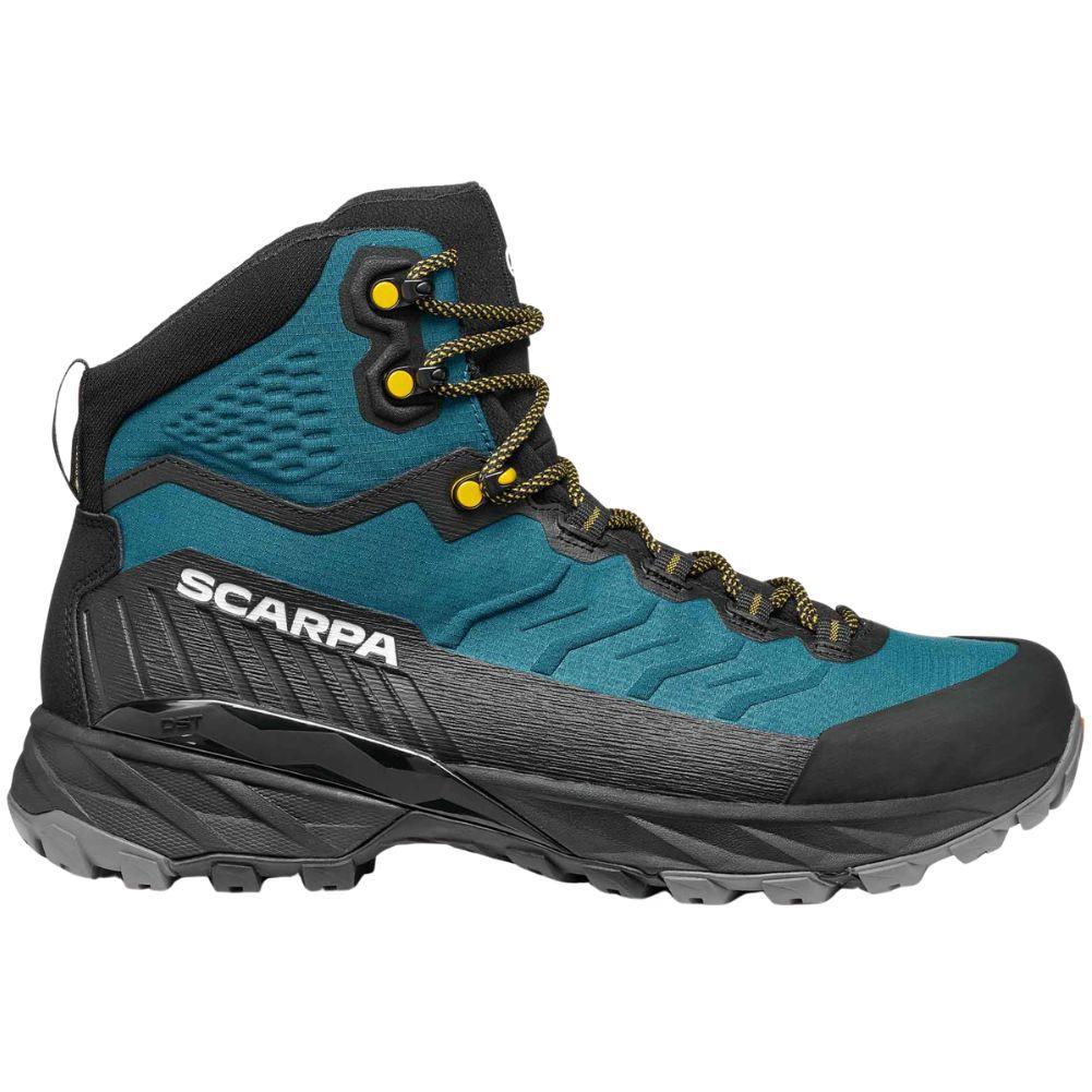 Scarpa Men's Rush TRK LT GTX Hiking Boots (Petrol/Mustard) side