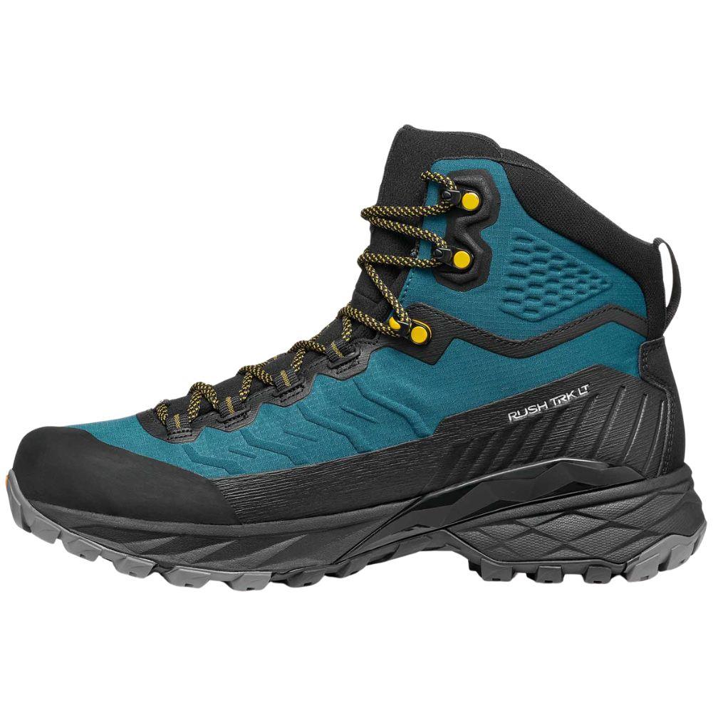 Scarpa Men's Rush TRK LT GTX Hiking Boots (Petrol/Mustard) left