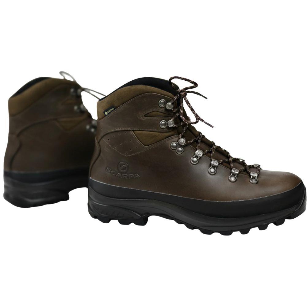 Scarpa Men's Trek GTX Walking Boots (Ebony/Black) pair