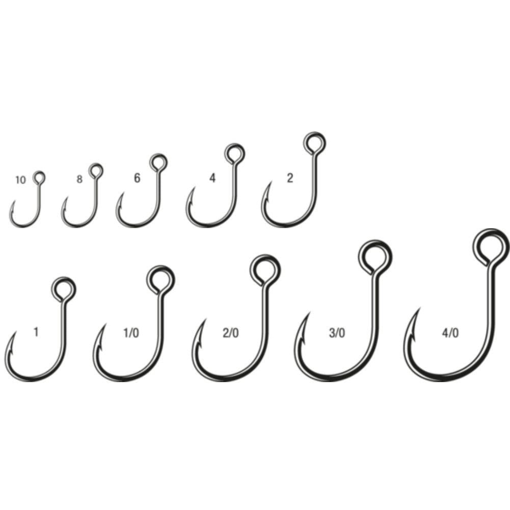 VMC 7237 Light Inline Single Fishing Hook - 2 (7 Pack) size