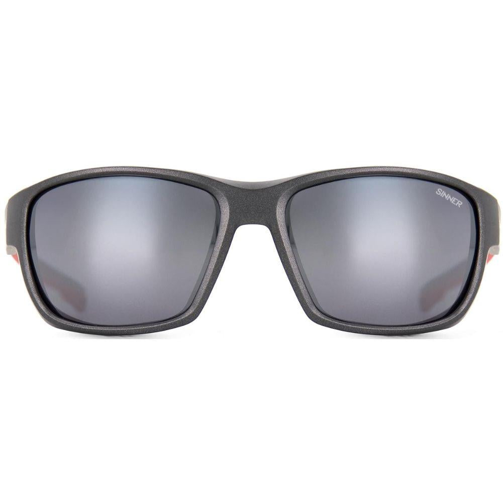Sinner Nirapi Mountain Sintec Lens Sunglasses (Matte Gun Metal/Red) front