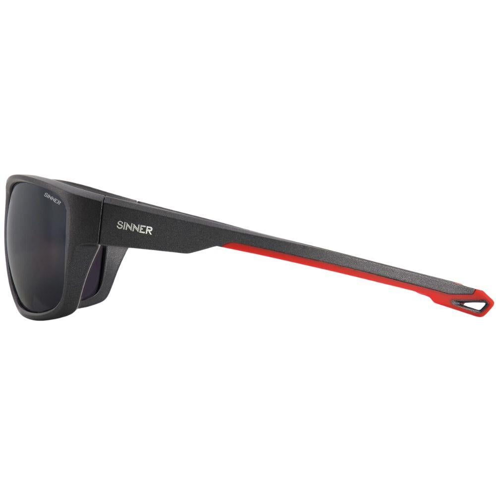 Sinner Nirapi Mountain Sintec Lens Sunglasses (Matte Gun Metal/Red) side