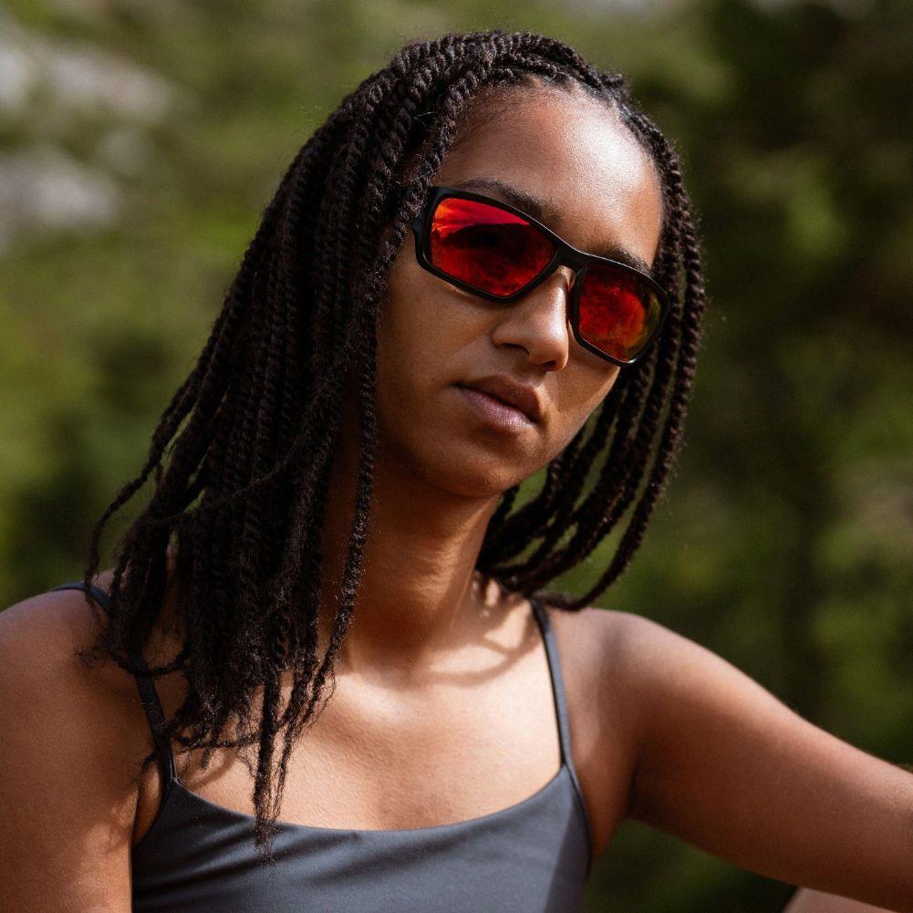 Sinner Jacara Sintec Lens Sunglasses (Matte Black) women