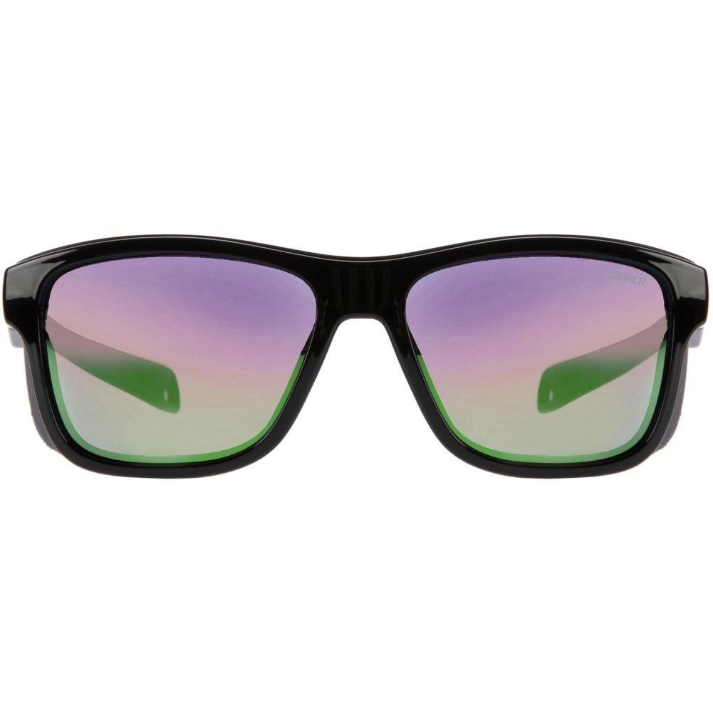 Sinner Whitepass Ii Ski Sintrast Lens Sunglasses (Shiny Black/Matte Black) front