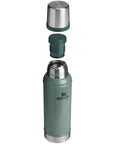 Stanley Classic Legendary 940ml Bottle (Hammertone Green) lid