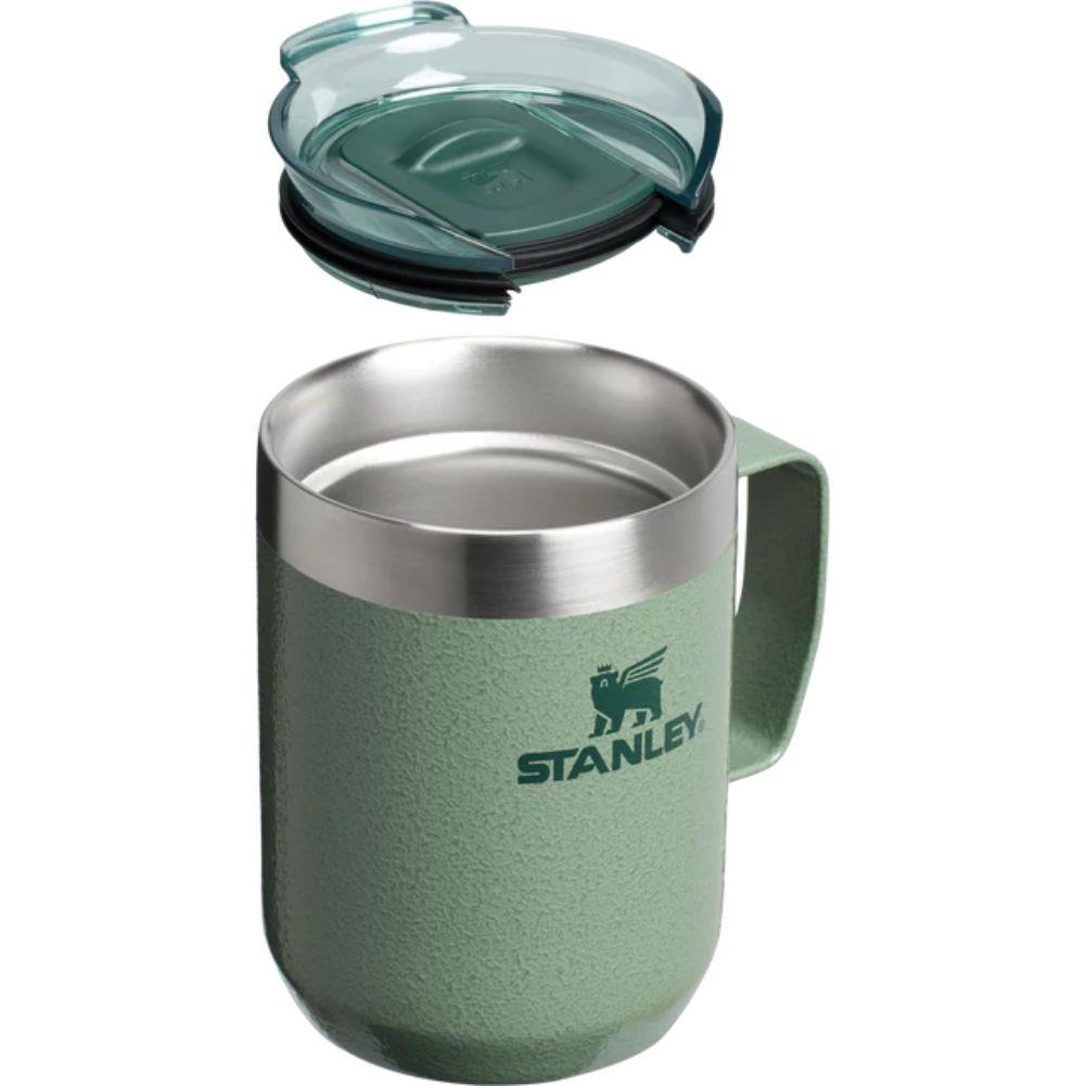 Stanley Everyday Camp 230ml Mug (Hammertone Green) lid off