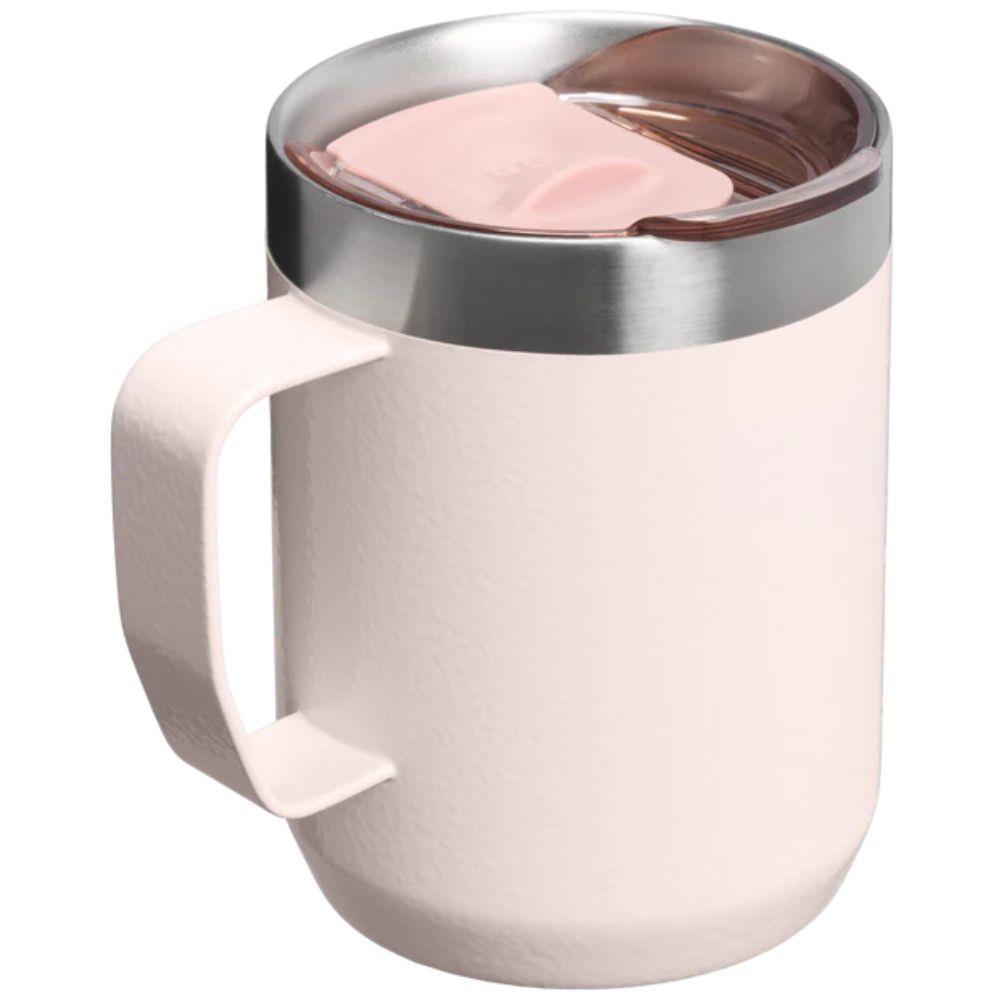 Stanley Everyday Camp 230ml Mug (Hammertone Rose Quartz) angle