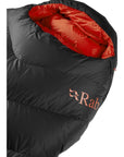 Rab Neutrino Pro 500 Sleeping Bag (-6°C)- Regular- Left Zip (Granite) angle