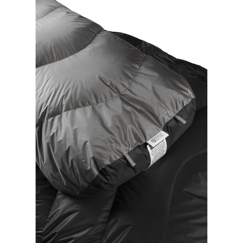 Rab Neutrino Pro 500 Sleeping Bag (-6°C)- Regular- Left Zip (Granite) bottom