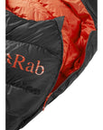 Rab Neutrino Pro 500 Sleeping Bag (-6°C)- Regular- Left Zip (Granite) logo