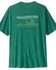 Patagonia Men's Capilene Cool Daily Shirt - '73 Skyline (Gem Green/Light Gem Green X-Dye)