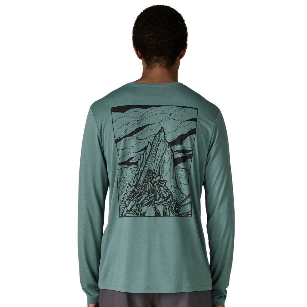 Patagonia Men's Long-Sleeved Capilene Cool Daily Shirt (Cloud Crag) back