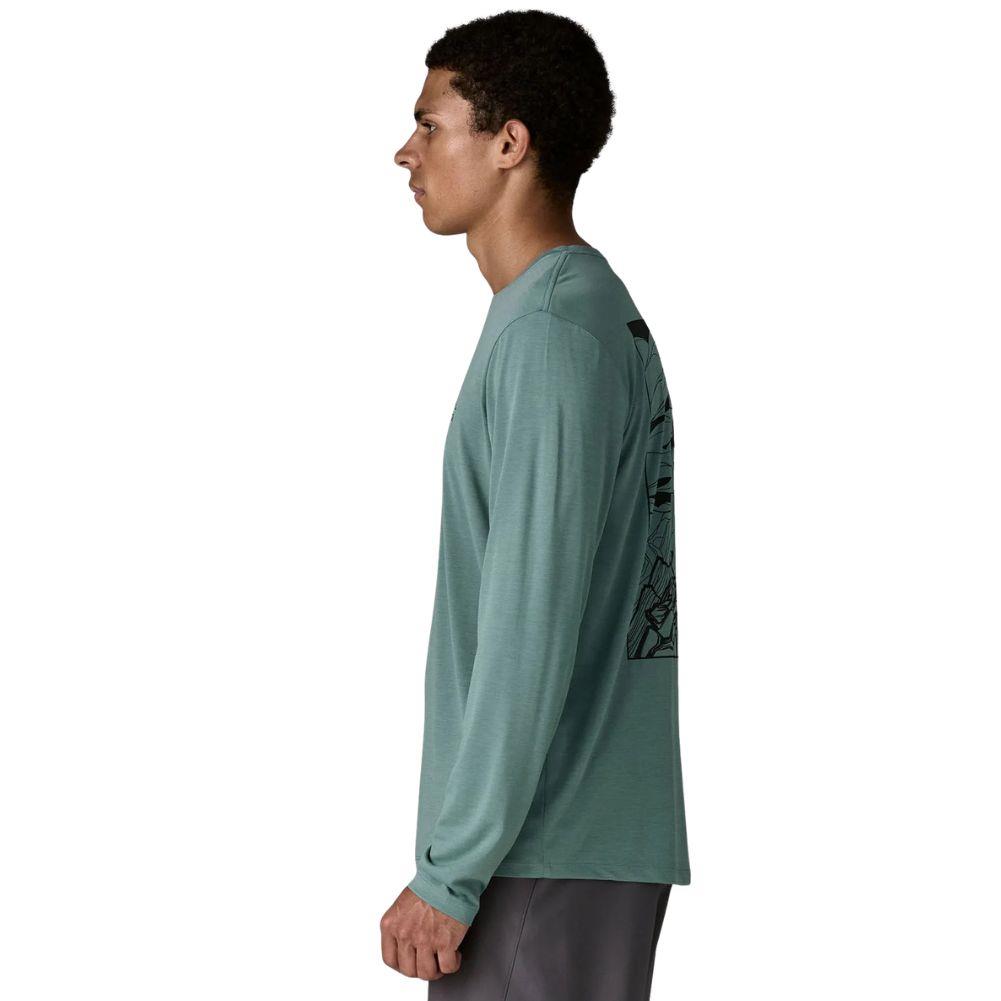 Patagonia Men's Long-Sleeved Capilene Cool Daily Shirt (Cloud Crag) side