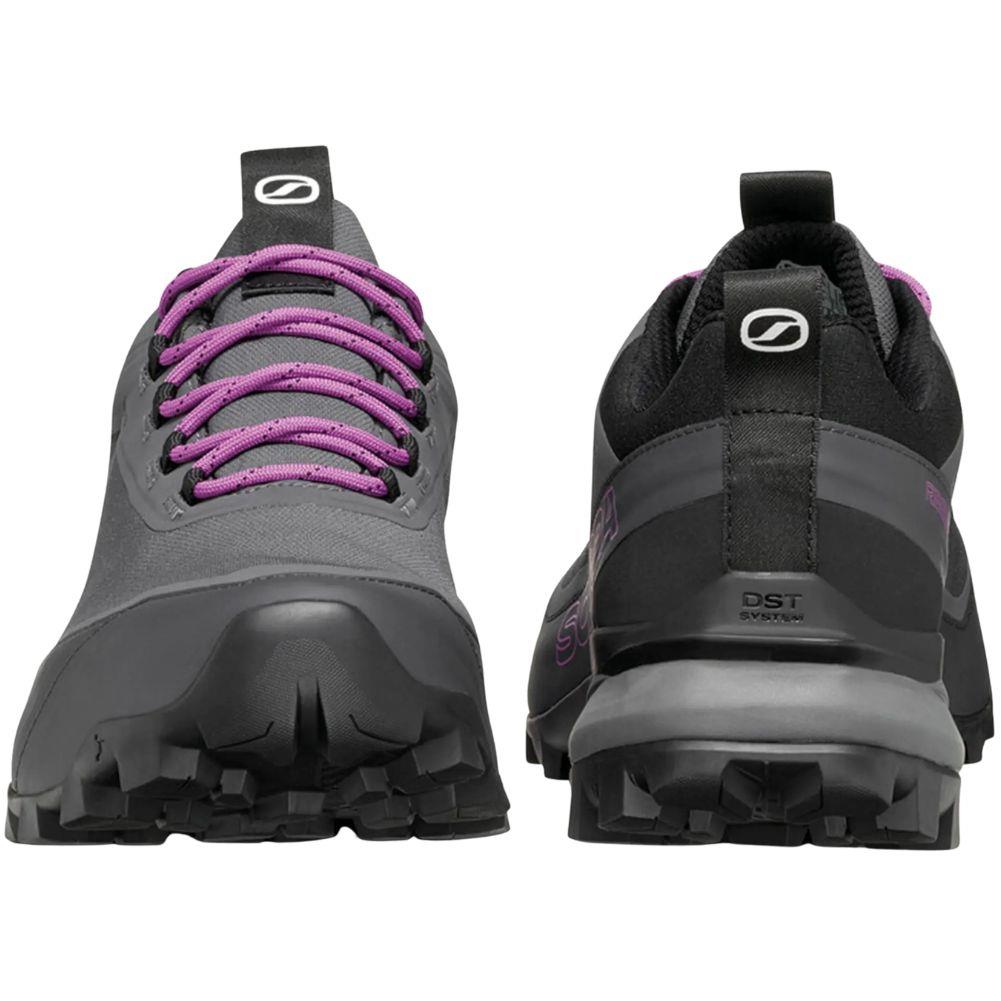 Scarpa Women's Ribelle Cross 2 GTX Walking Shoes (Dark Grey/Purple) front back