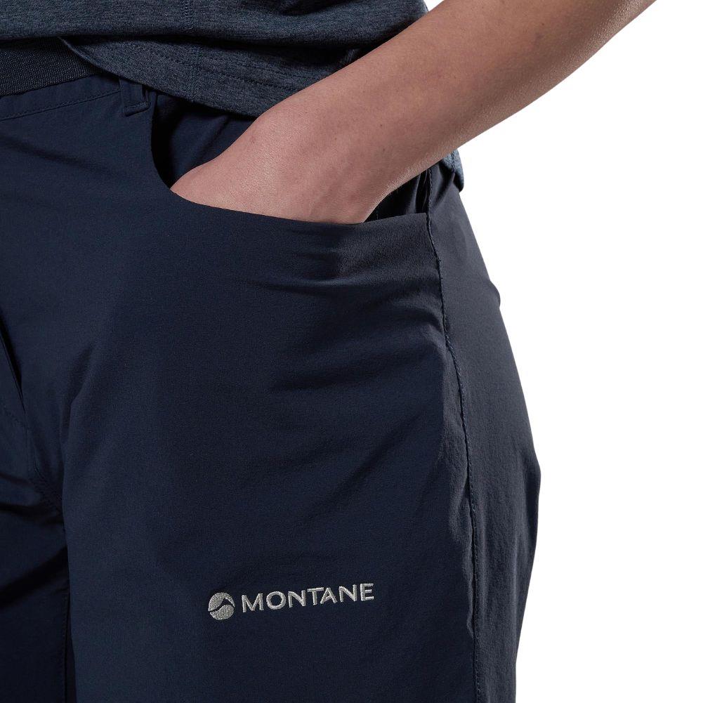 Montane Women's Caelum Shorts (Eclipse Blue) Pocket