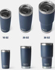 Yeti Rambler 10 OZ (295ml) Tumbler (Royal Blue) sizes