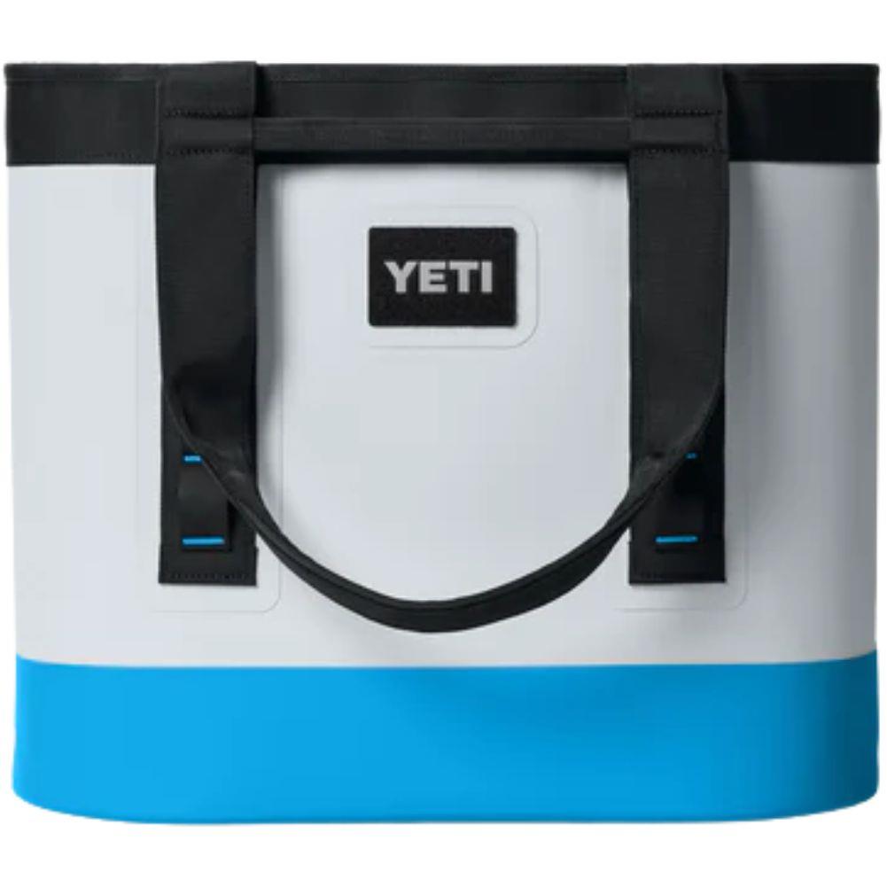 Yeti Camino 35L Carryall Tote Bag (Fog Grey/Blue) front