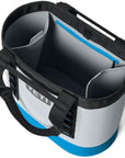 Yeti Camino 35L Carryall Tote Bag (Fog Grey/Blue) bittle hold
