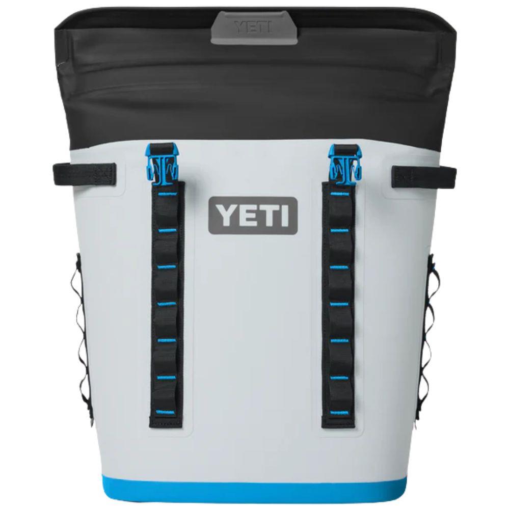 Yeti Hopper M20 Backpack Cooler (Fog Grey/Blue) front 