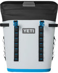 Yeti Hopper M20 Backpack Cooler (Fog Grey/Blue) front 