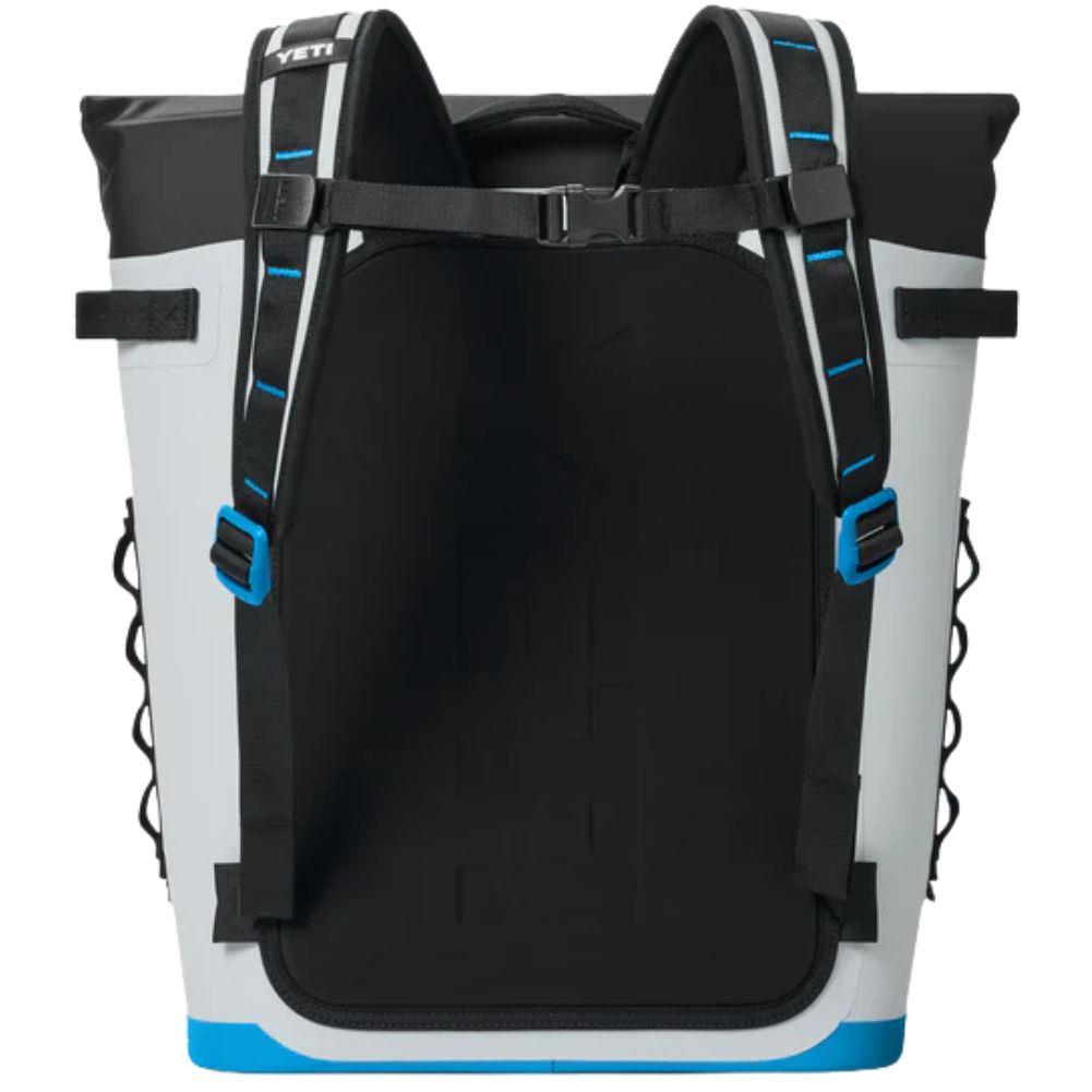 Yeti Hopper M20 Backpack Cooler (Fog Grey/Blue) back straps