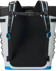 Yeti Hopper M20 Backpack Cooler (Fog Grey/Blue) back straps