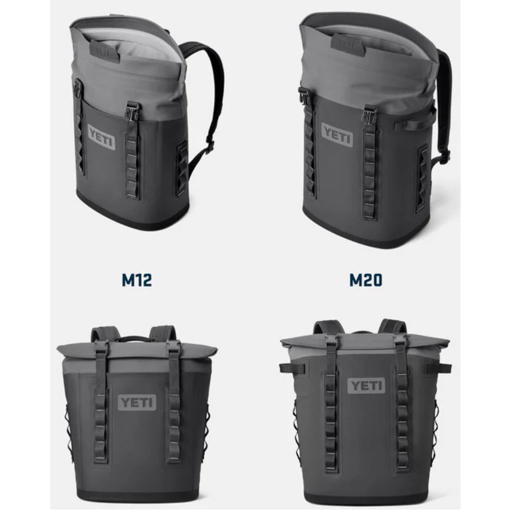 Yeti Hopper M20 Backpack Cooler (Fog Grey/Blue) sizes