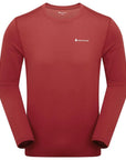 Montane Men's Dart Long Sleeve T-Shirt (Dark Maple)