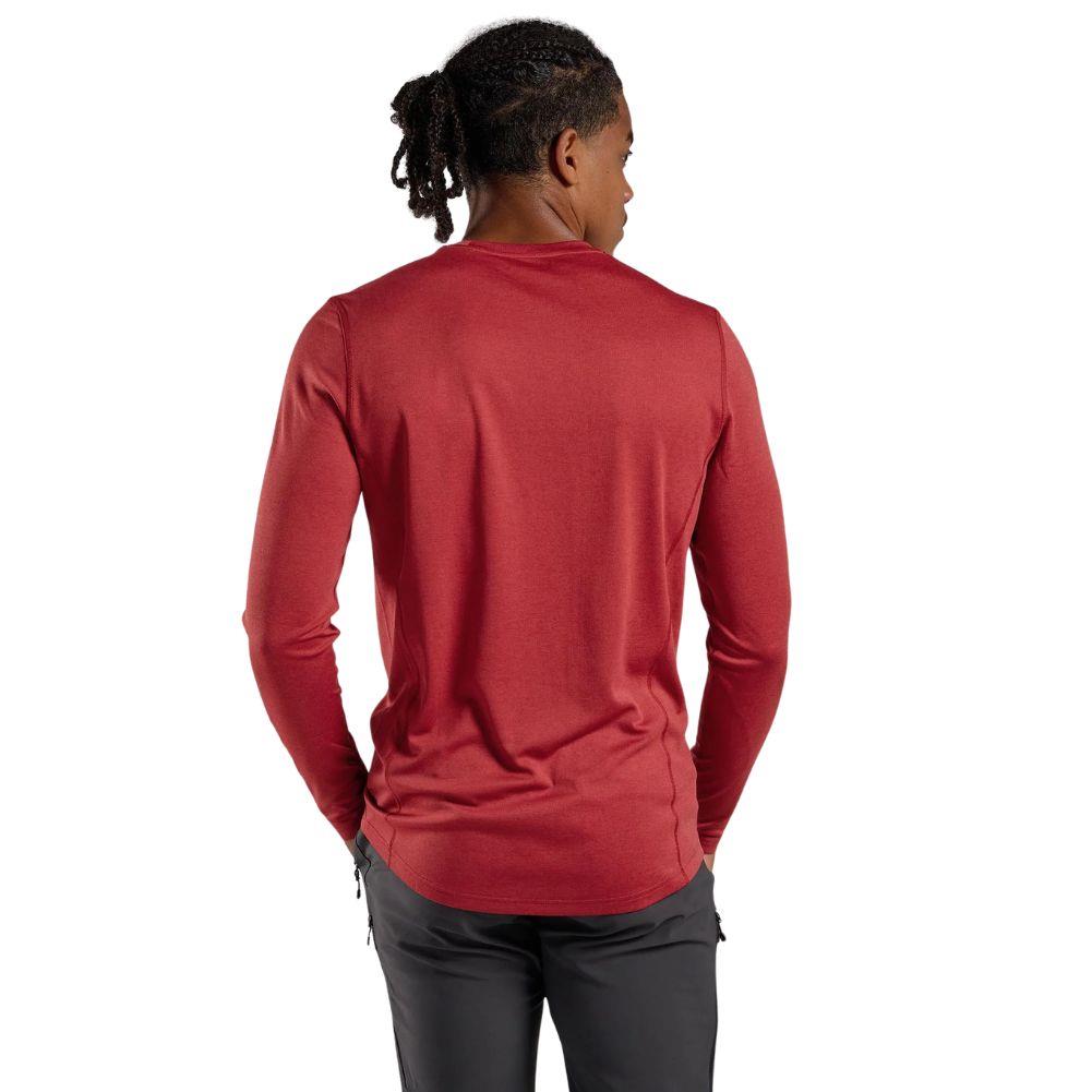 Montane Men's Dart Long Sleeve T-Shirt (Dark Maple) back