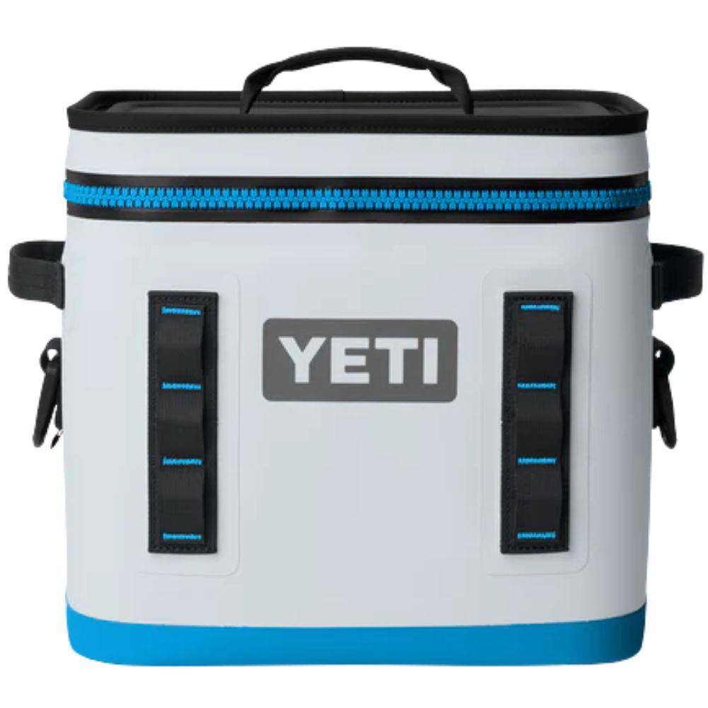 Yeti Hopper Flip 12 Soft Cooler (Fog Grey/Blue) front