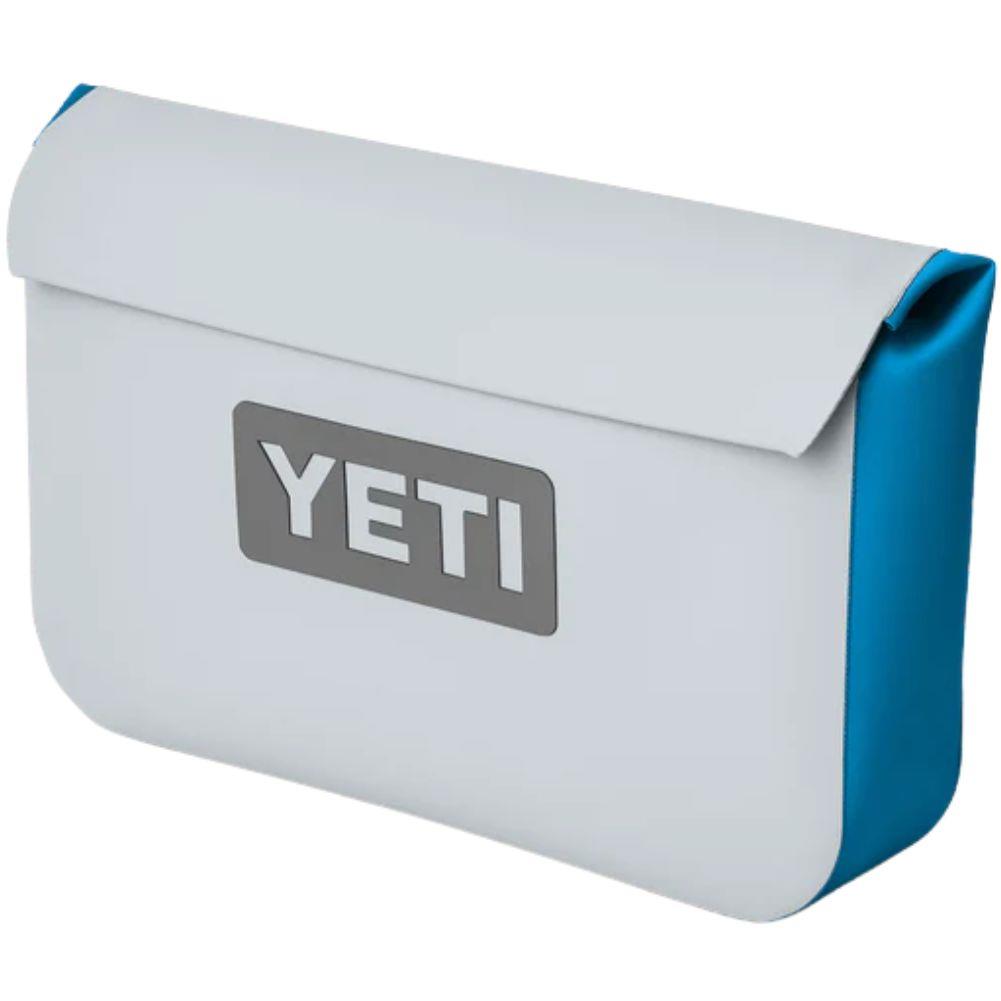 Yeti Sidekick Dry 3L Waterproof Gear Case (Fog Grey/Blue) angle