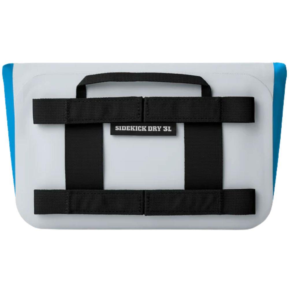 Yeti Sidekick Dry 3L Waterproof Gear Case (Fog Grey/Blue) strap
