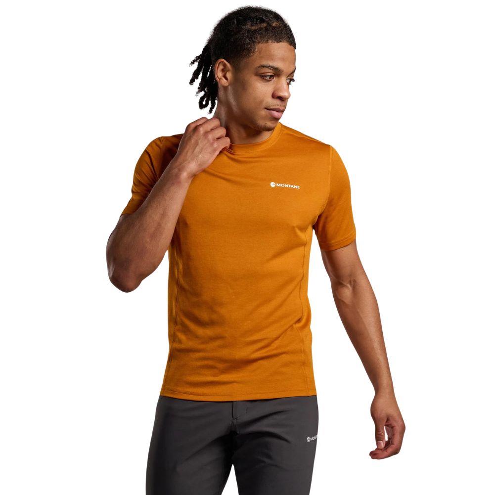 Montane Men's Dart T-Shirt (Amber) Front