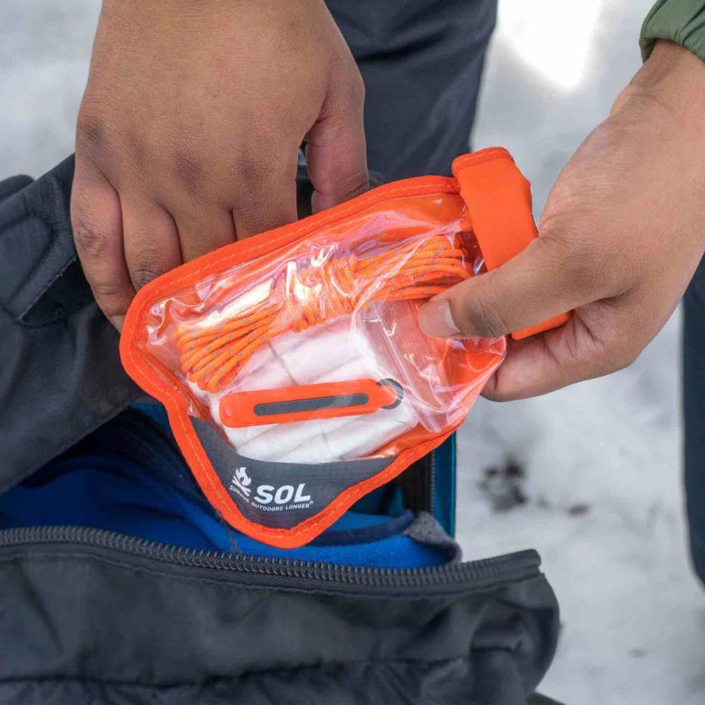 SOL Fire Lite Kit in Dry Bag bag