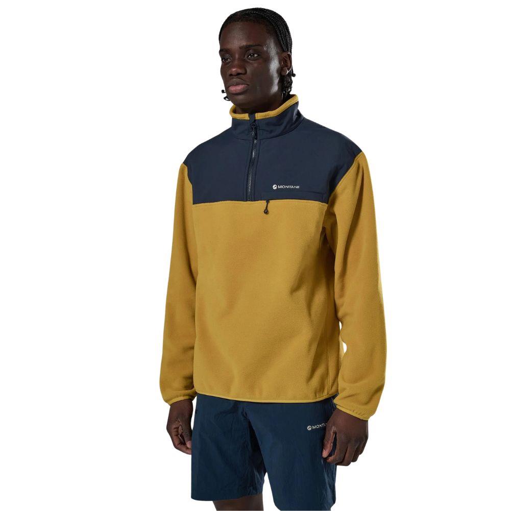 Montane Men's Roco Fleece Pull On (Ginkgo Gold) Side